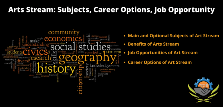 Arts Stream: Subjects, Career Option, Job Opportunity